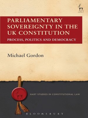 cover image of Parliamentary Sovereignty in the UK Constitution